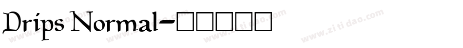 Drips Normal字体转换